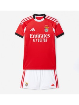 Benfica Dječji Domaci Dres kompleti 2025-26 Kratak Rukavima (+ kratke hlače)